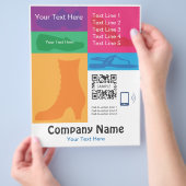 Flyer-Sjabloon — Detailschoenen Flyer (Hand)