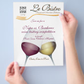 Flyer Sjabloon Fine Dining French (Hand)