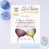 Flyer Sjabloon Fine Dining French (Enkel)