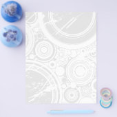 Flyer-sjabloon: Grunge-cirkels: vectorafbeeldingen Flyer (Enkel)