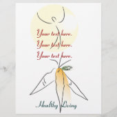 Flyer Sjabloon Healthy Living (Achterkant)