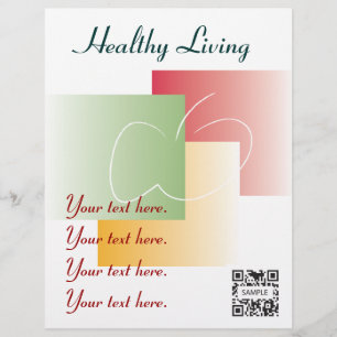 Flyer Sjabloon Healthy Living