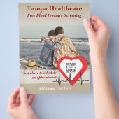 Flyer Sjabloon Heart Health (Hand)