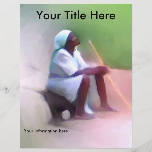 Flyer-Sjabloon, Help de fundraiseraankondiging van Flyer (Voorkant)