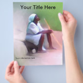 Flyer-Sjabloon, Help de fundraiseraankondiging van Flyer (Hand)