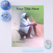 Flyer-Sjabloon, Help de fundraiseraankondiging van Flyer (Enkel)