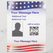 Flyer Sjabloon-kandidaat (Voorkant)