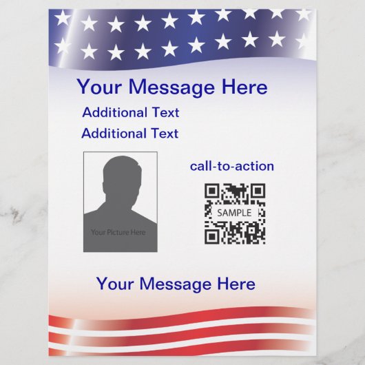 Flyer Sjabloon-kandidaat (Voorkant)