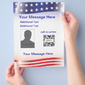 Flyer Sjabloon-kandidaat (Hand)