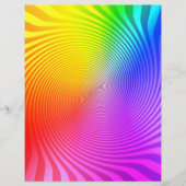 Flyer-Sjabloon: kleurrijk spiraal ontwerp Flyer (Voorkant)