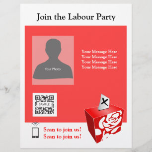 Flyer Sjabloon Labour Party