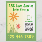 Flyer Sjabloon Lawn Service (Voorkant)