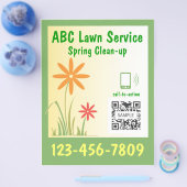Flyer Sjabloon Lawn Service (Enkel)