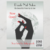 Flyer Sjabloon Nail Salon (Voorkant)
