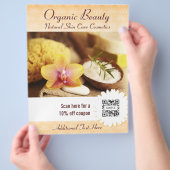 Flyer Sjabloon Organic Beauty (Hand)