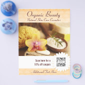 Flyer Sjabloon Organic Beauty (Enkel)