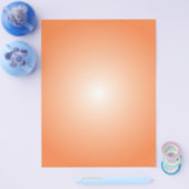 Flyer sjabloon: radiaal verloop: oranje (Enkel)