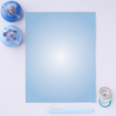 Flyer-Sjabloon: Radiale gradiënt: Blauw Flyer (Enkel)