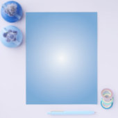 Flyer-Sjabloon: Radiale gradiënt: blauw Flyer (Enkel)