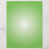 Flyer-Sjabloon: Radiale gradiënt: groen Flyer (Voorkant)