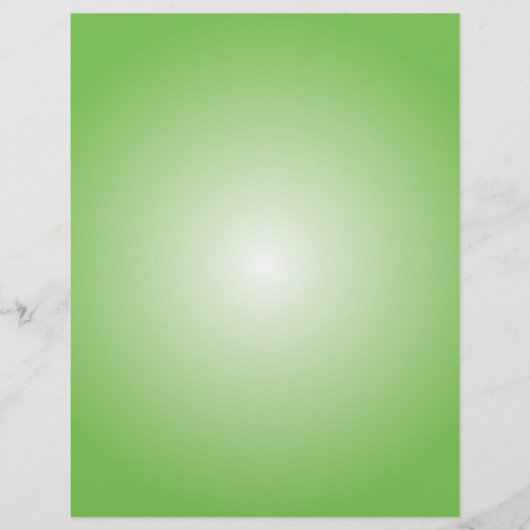 Flyer-Sjabloon: Radiale gradiënt: groen Flyer (Voorkant)