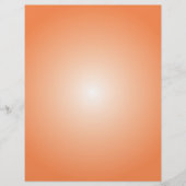 Flyer-Sjabloon: Radiale gradiënt: Oranje Flyer (Voorkant)