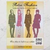 Flyer Sjabloon Retro Mode (Voorkant)