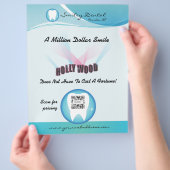 Flyer Sjabloon tandheelkundige zorg (Hand)