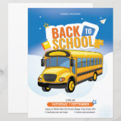 Flyer Sjabloon Terug naar School (Voorkant / Achterkant)