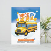 Flyer Sjabloon Terug naar School (Staand voorkant)