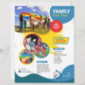 Flyer sjabloon voor Familie Plezierdag (Voorkant)