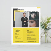 Flyer sjabloon voor fotografie-expositie (Staand voorkant)