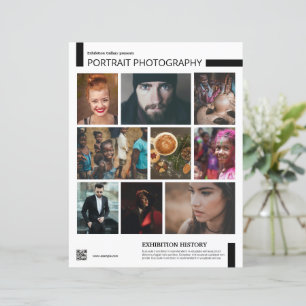 Flyer sjabloon voor fotografie-expositie