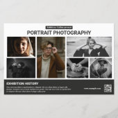 Flyer sjabloon voor fotografie tentoonstelling (Voorkant)