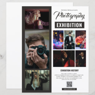 Flyer sjabloon voor fotografie tentoonstelling