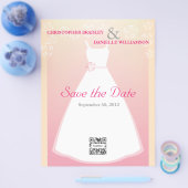 Flyer Sjabloon Wedding (Enkel)