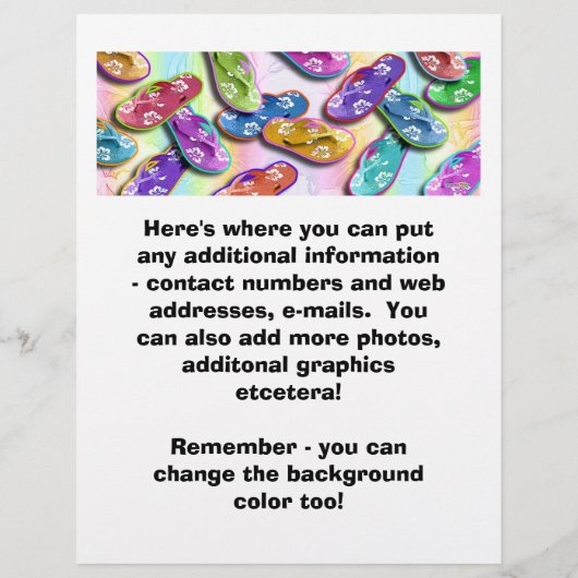 Flyer - Teenslippers (Achterkant)