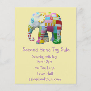 Flyer tweedehands-speelgoedverkoop