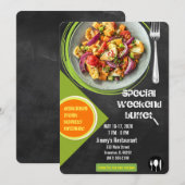 flyer - uitnodiging voor een evenement (Voorkant / Achterkant)