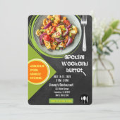 flyer - uitnodiging voor een evenement (Staand voorkant)