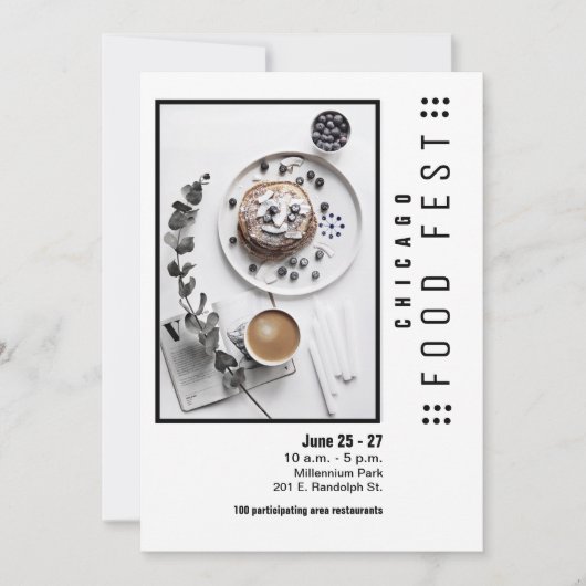 flyer - uitnodiging voor het festival (Voorkant)