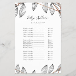 Flyer van de geometrische prijs van het lijst van 