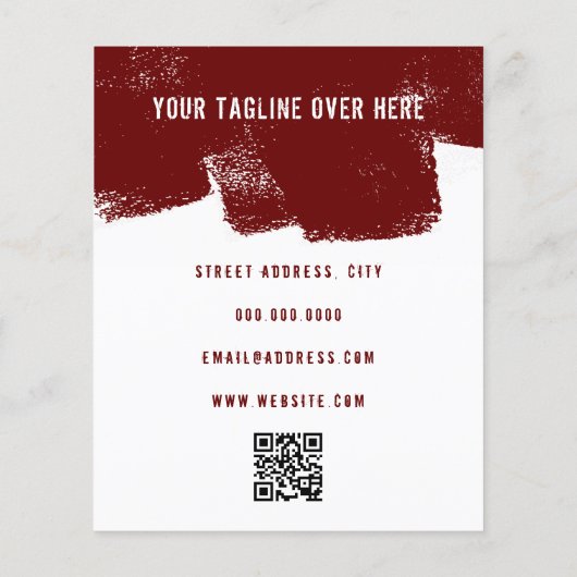 Flyer van de schilderwand (Achterkant)