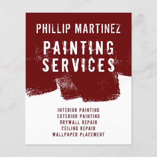 Flyer van de schilderwand (Voorkant)