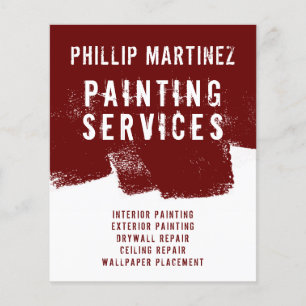 Flyer van de schilderwand