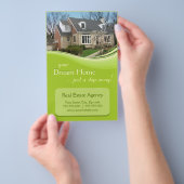 Flyer van het Agentschap voor onroerend goed (Hand)