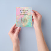 flyer van het opal fotoontwerp (Hand)