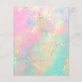 flyer van het opal fotoontwerp (Achterkant)