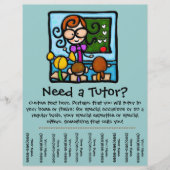 Flyer van het reclameblad voor de testfase (Voorkant)