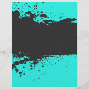 Flyer van Paint Splatter Party